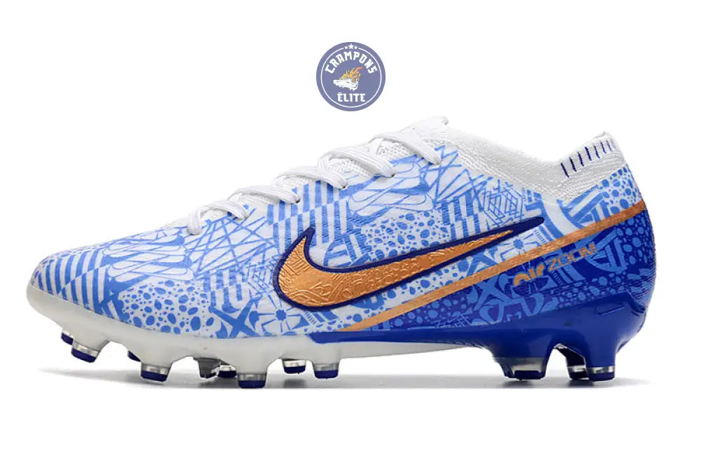 Air Zoom Mercurial Vapor 15 AG-PRO CR7 Personal Edition - Blanc/Cuivré/Bleu