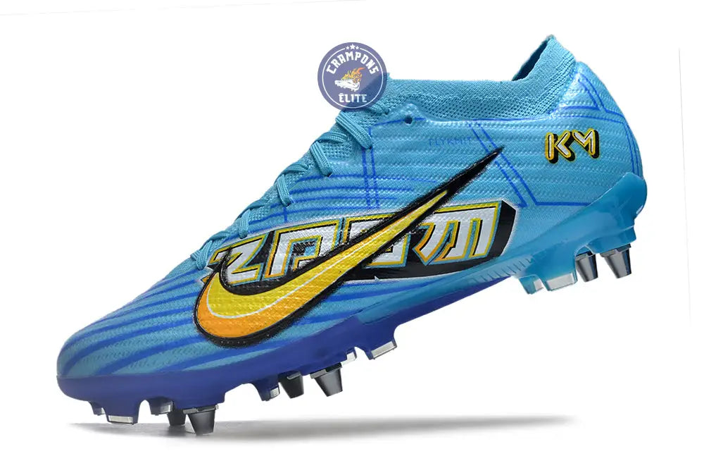 Image of Air Zoom Mercurial Vapor 15 Anticlog SG Mbappé Personal Edition - Bleu/Blanc