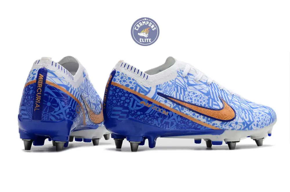 Air Zoom Mercurial Vapor 15 Anticlog SG-PRO CR7 Personal Edition - Blanc/Cuivré/Bleu