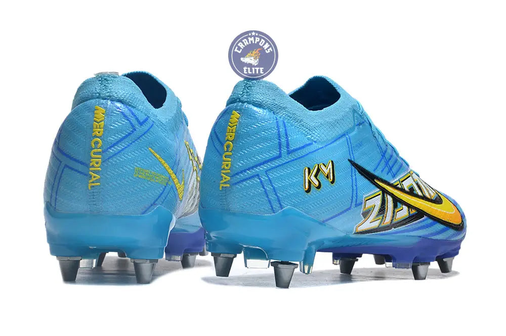 Air Zoom Mercurial Vapor 15 SG Mbappé Personal Edition - Bleu/Blanc