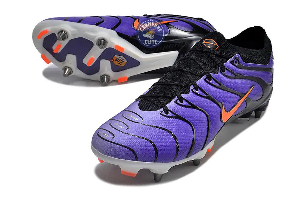 Air Zoom Mercurial Vapor 15 X Air Max Plus Pro SG - Voltage Purple/Orange