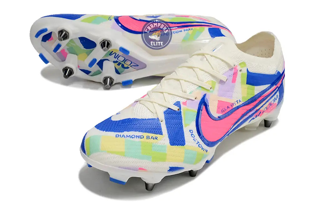 Air Zoom Vapor 15 SG Socal Pack - Blanc/Rose/Bleu/Vert/Jaune