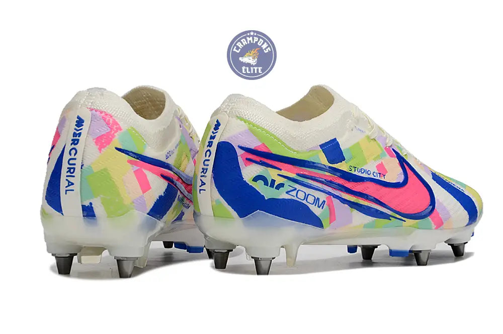 Air Zoom Vapor 15 SG Socal Pack - Blanc/Rose/Bleu/Vert/Jaune