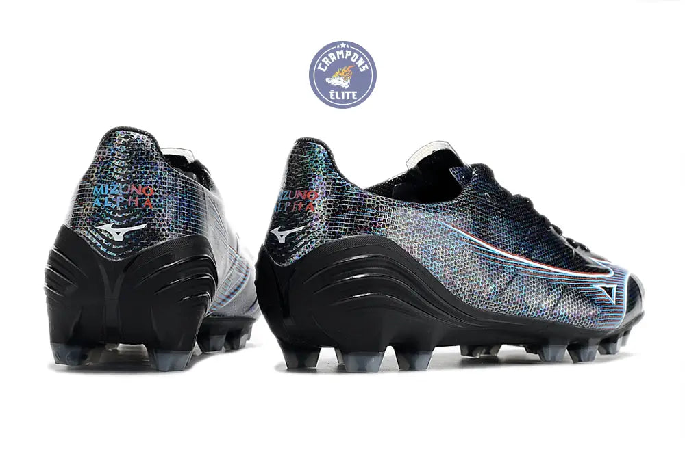 Image of Alpha Elite FG/AG Black Pack - Noir/Rouge/Bleu