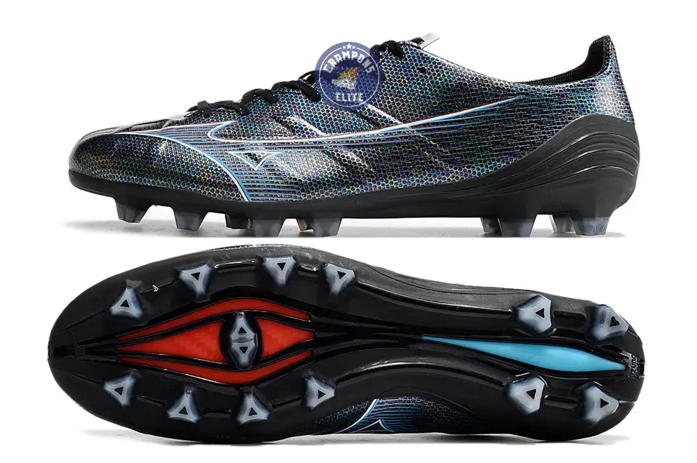 Alpha Elite FG/AG Black Pack - Noir/Rouge/Bleu