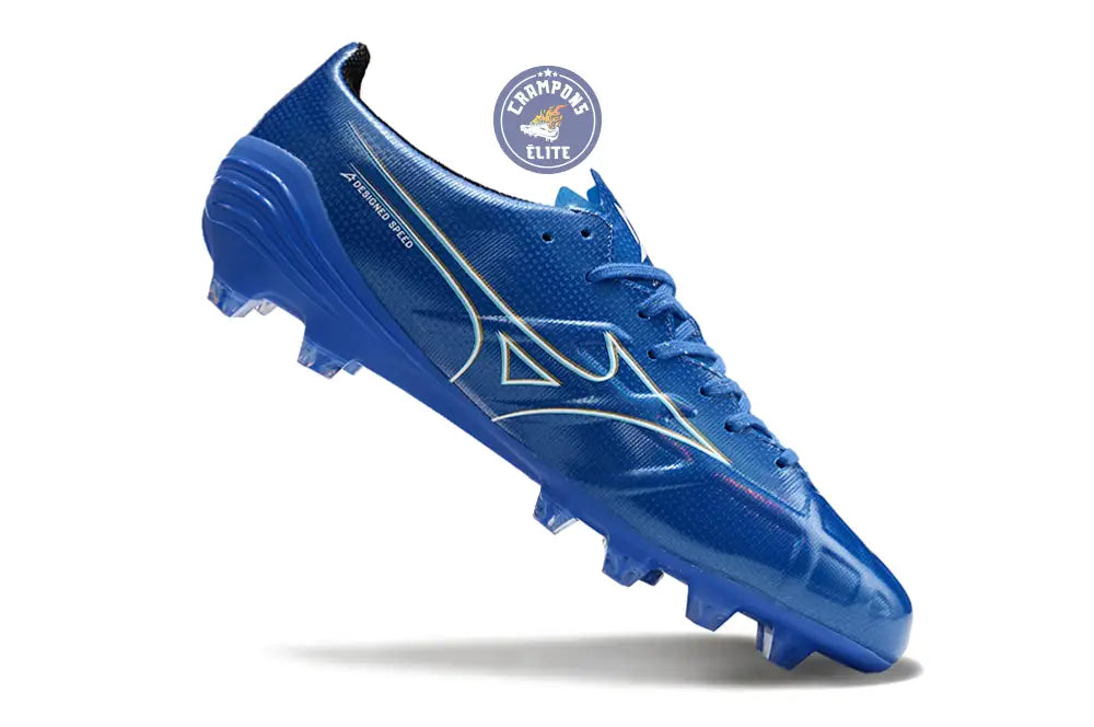 Alpha Elite FG/AG Mugen - Bleu/Blanc/Doré