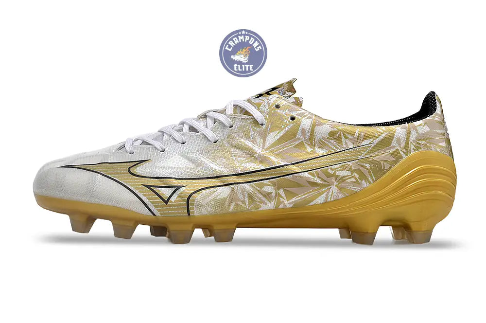 Alpha Elite FG/AG Prism Gold - Blanc/Doré/Noir