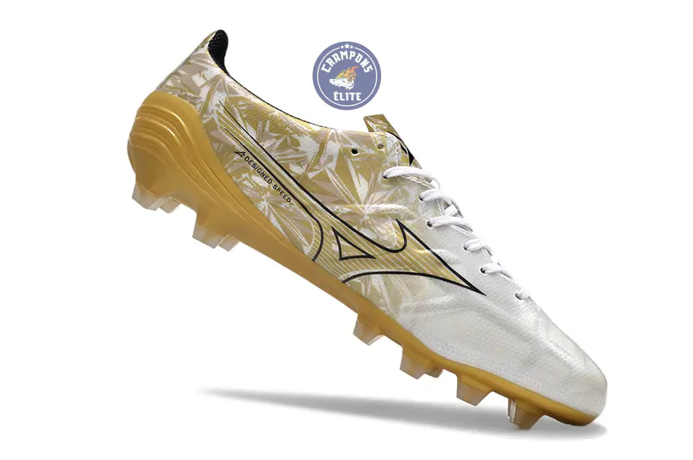 Alpha Elite FG/AG Prism Gold - Blanc/Doré/Noir