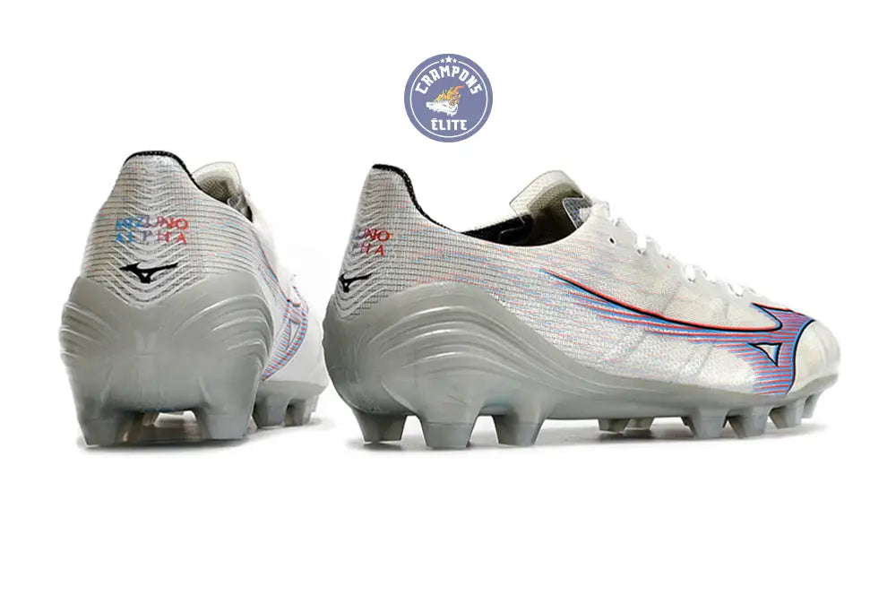 Alpha Elite FG/AG Shining - Blanc/Rouge