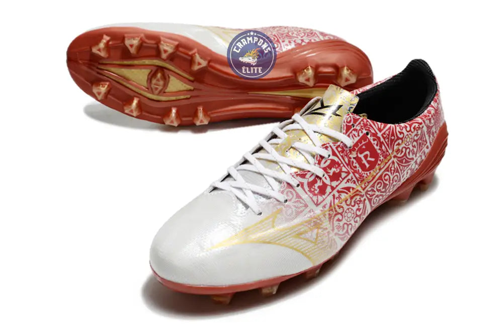 Image of Alpha Made in Japan FG/AG Sergio Ramos 4 Vol. lll - Blanc/Doré/Rouge ÉDITION LIMITÉE