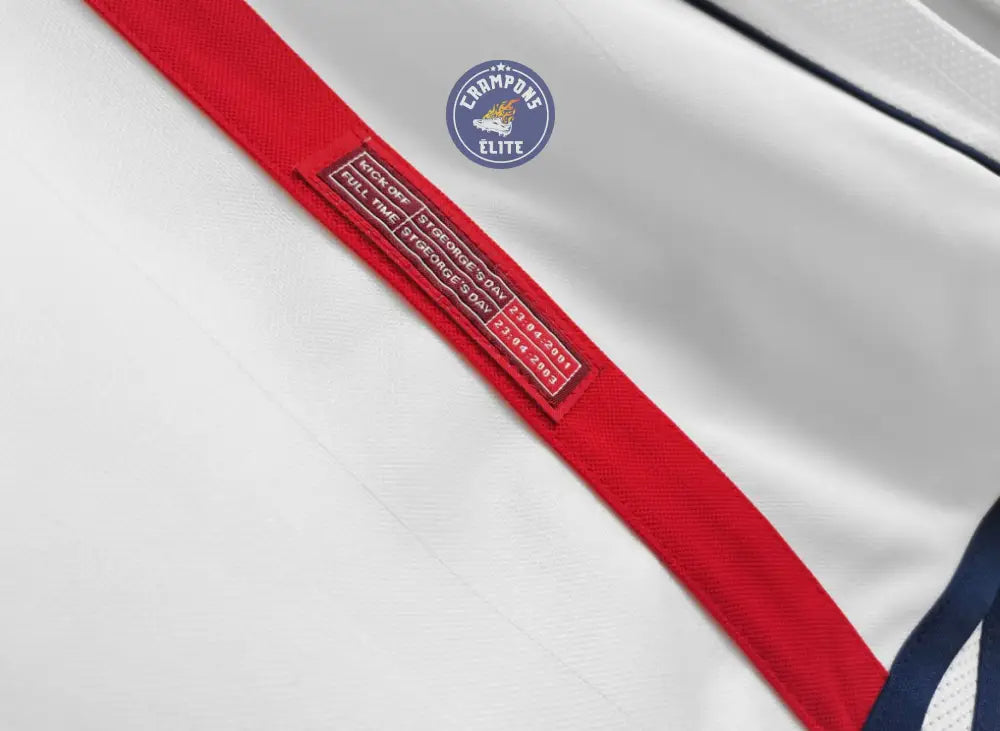 Angleterre 2002 Domicile à manches longues