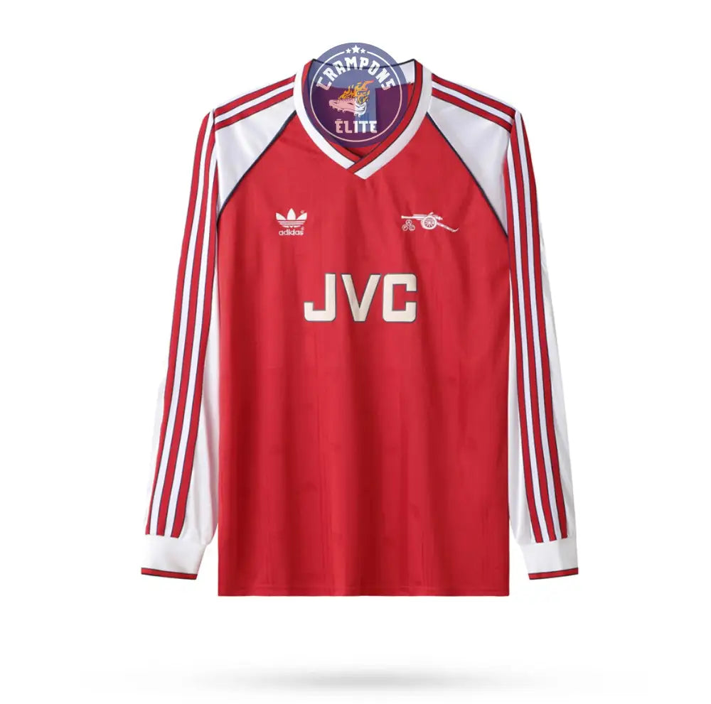 Arsenal 1988/89 Domicile à manches longues