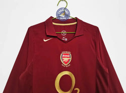 Image of Arsenal 2005/06 Domicile à manches longues