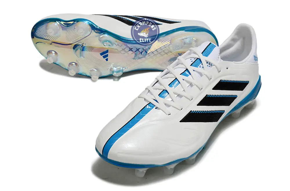 Copa 11Pure FG - Blanc/Noir/Bleu ÉDITION LIMITÉE