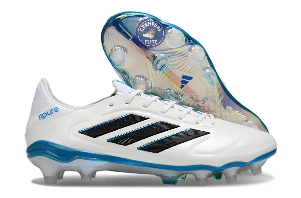 Image of Copa 11Pure FG - Blanc/Noir/Bleu ÉDITION LIMITÉE