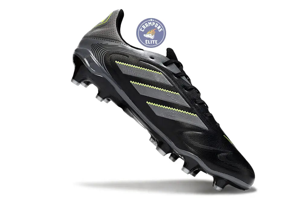 Image of Copa Pure 3 Elite FG - Noir/Gris/Jaune Fluo