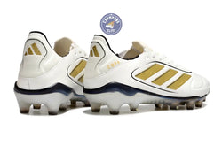 Image of Copa Pure 3 Elite FG Luxe Control Teaser - Blanc/Matte Gold/Noir ÉDITION LIMITÉE