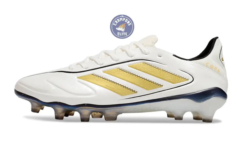 Copa Pure 3 Elite FG Luxe Control Teaser - Blanc/Matte Gold/Noir ÉDITION LIMITÉE