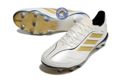 Image of Copa Pure 3 Elite FG Luxe Control Teaser - Blanc/Matte Gold/Noir ÉDITION LIMITÉE
