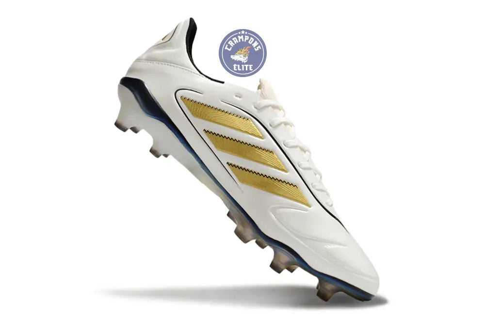 Copa Pure 3 Elite FG Luxe Control Teaser - Blanc/Matte Gold/Noir ÉDITION LIMITÉE