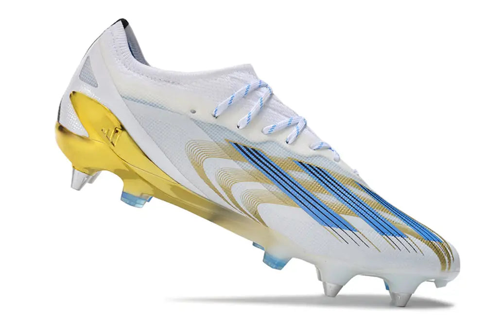 Crazyfast Messi.1 SG Las Estrellas - Blanc/Bleu/Doré ÉDITION LIMITÉE