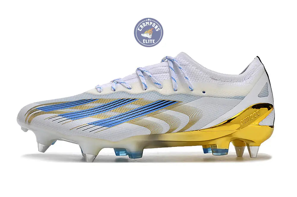 Crazyfast Messi.1 SG Las Estrellas - Blanc/Bleu/Doré ÉDITION LIMITÉE