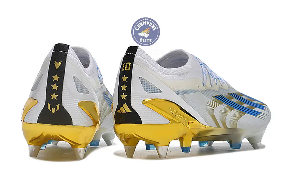 Crazyfast Messi.1 SG Las Estrellas - Blanc/Bleu/Doré ÉDITION LIMITÉE