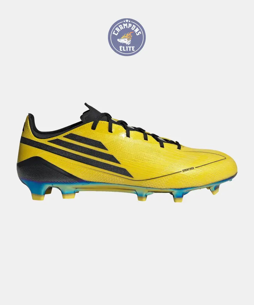 Image of F50 ELITE ADIZERO 2010 FG REMAKE - JAUNE/NOIR ÉDITION LIMITÉE