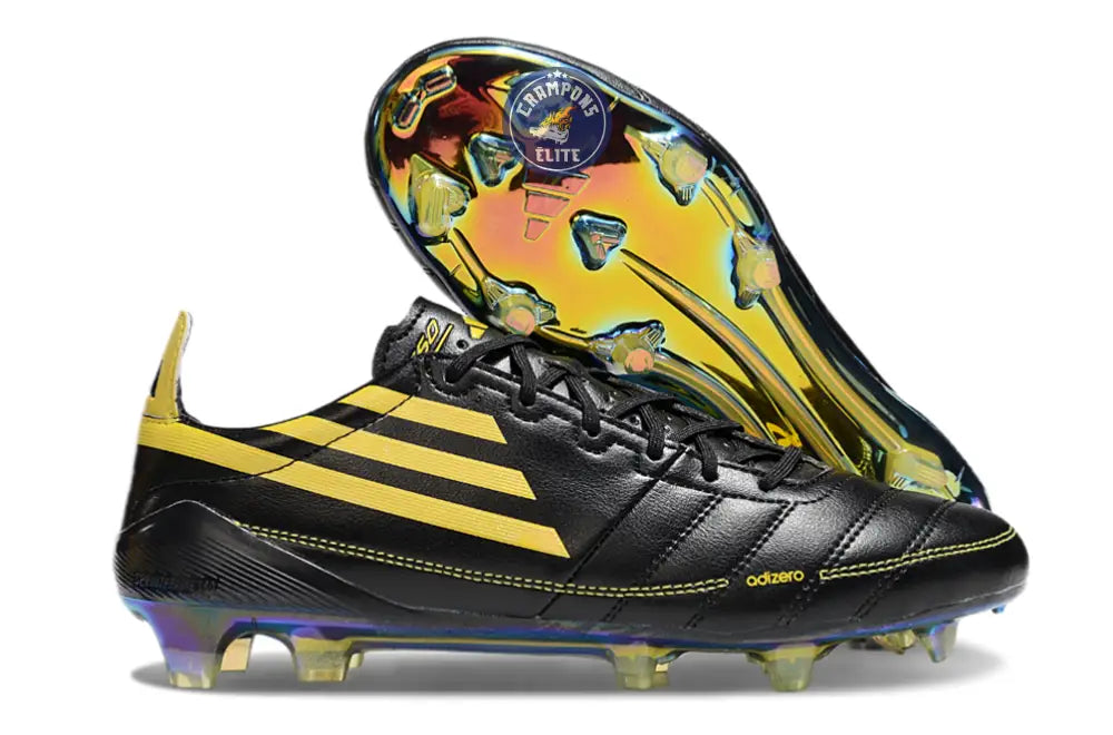 F50 ELITE ADIZERO 2010 FG REMAKE - NOIR/JAUNE ÉDITION LIMITÉE