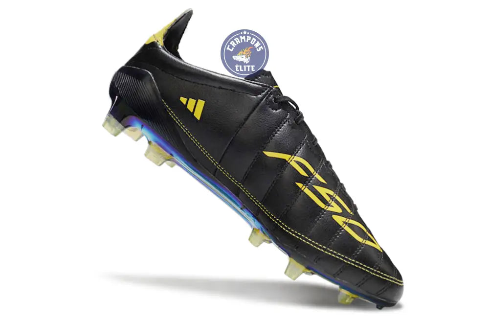 Image of F50 ELITE ADIZERO 2010 FG REMAKE - NOIR/JAUNE ÉDITION LIMITÉE