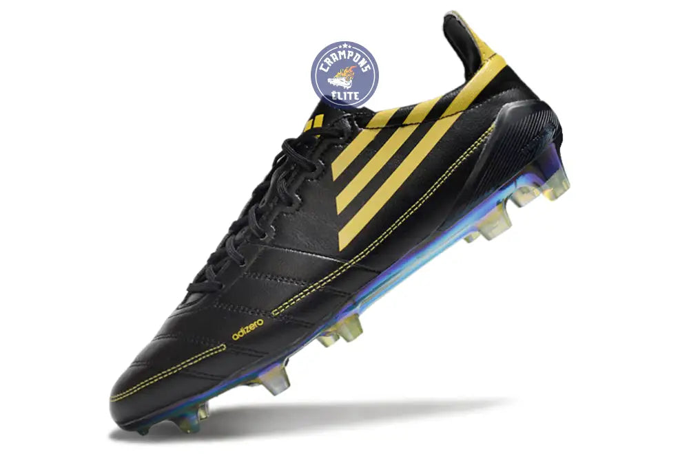 Image of F50 ELITE ADIZERO 2010 FG REMAKE - NOIR/JAUNE ÉDITION LIMITÉE