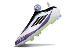 Image of F50 Elite Laceless FG - Blanc/Violet/Vert