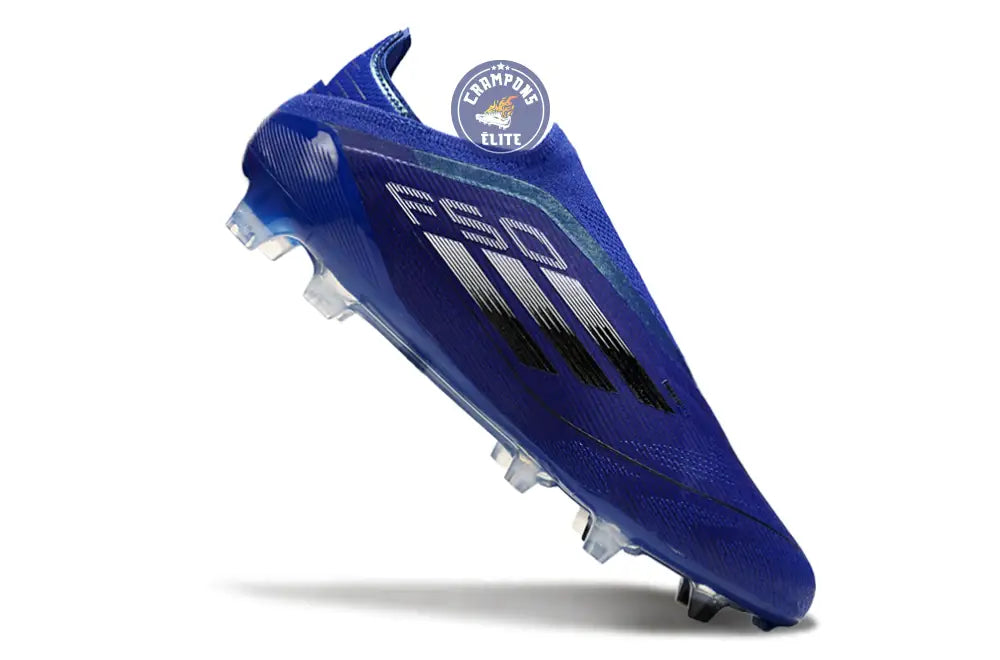 F50 Elite Laceless FG - Bleu/Noir