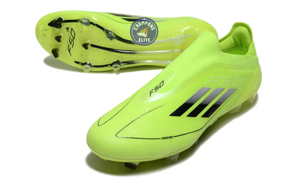 Image of F50 Elite Laceless FG Concept Jaune Fluo