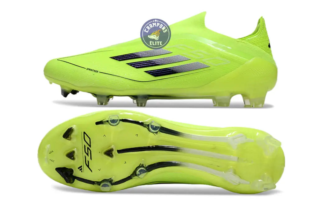 F50 Elite Laceless FG Concept Jaune Fluo