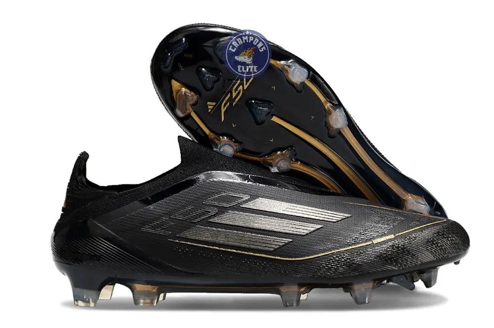 Image of F50 Elite Laceless FG Dark Spark - Noir/Argenté/Doré