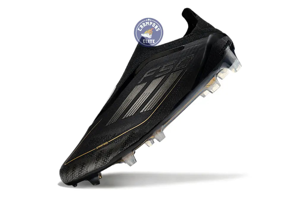 Image of F50 Elite Laceless FG Dark Spark - Noir/Argenté/Doré