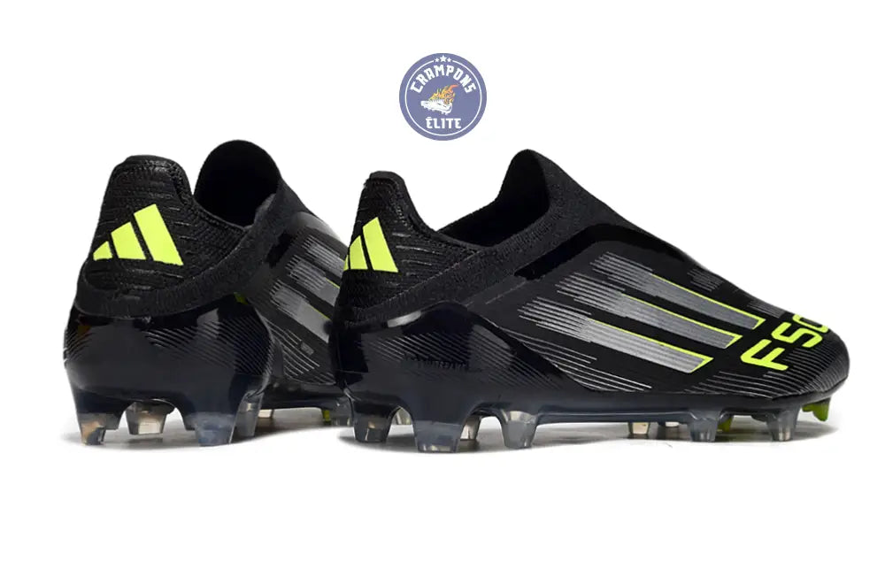 Image of F50 Elite Laceless FG - Noir/Vert/Gris