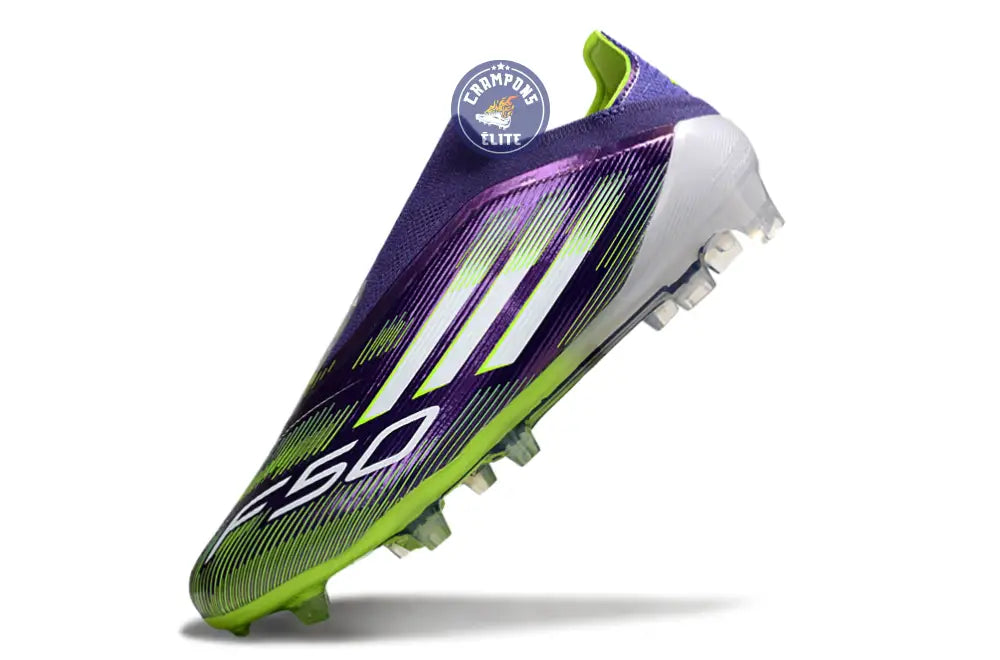 Image of F50 Elite Laceless FG - Violet/Vert/Blanc