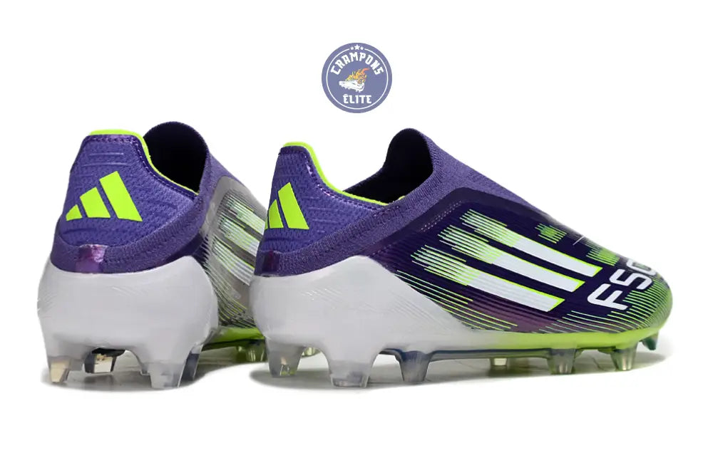 F50 Elite Laceless FG - Violet/Vert/Blanc