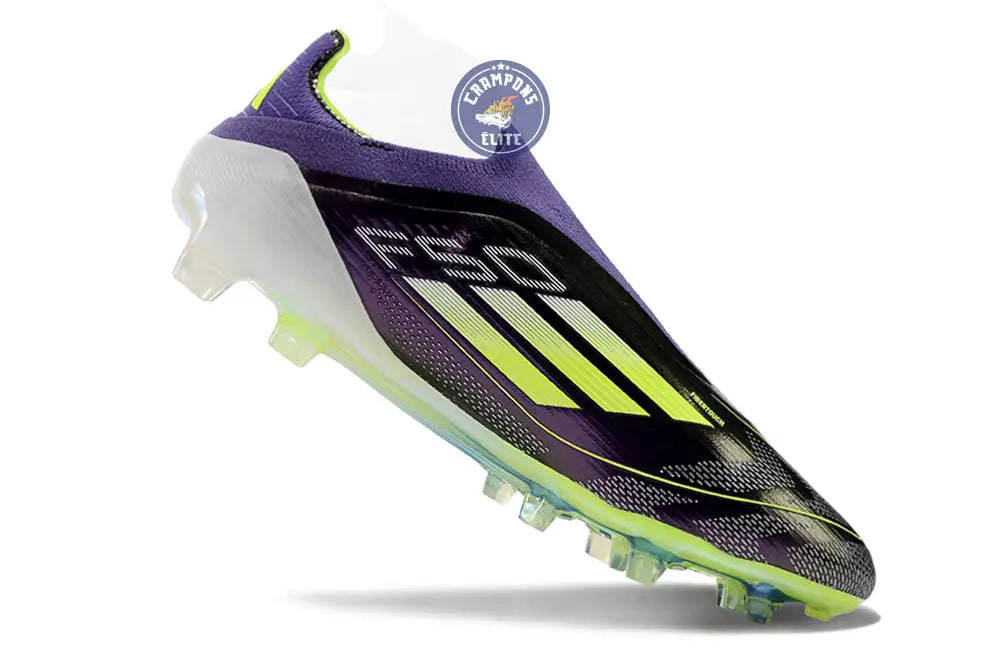 Image of F50 Elite Laceless FG Reborn - Violet/Blanc/Lucid Lemon ÉDITION LIMITÉE