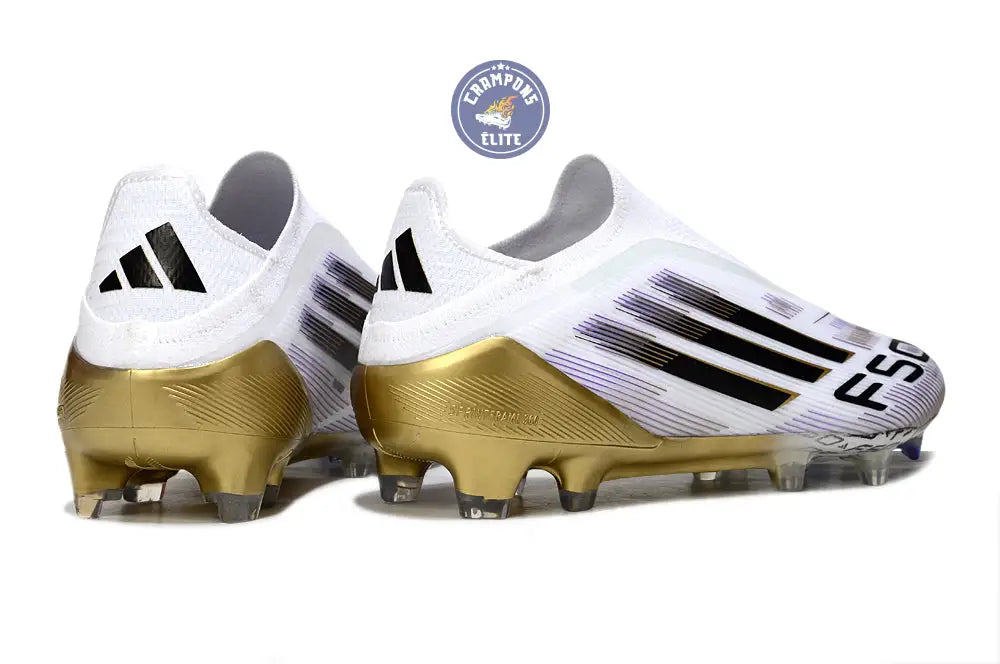 Image of F50 Elite Laceless FG Road to Glory - Blanc/Noir/Doré