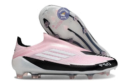 Image of F50 Elite Laceless FG - Rose/Noir/Blanc