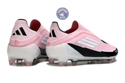 Image of F50 Elite Laceless FG - Rose/Noir/Blanc