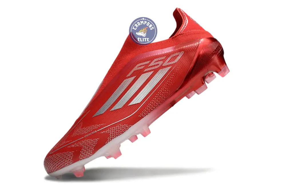 F50 Elite Laceless FG Soccer.com 40th Anniversary Pack Rouge/Argent