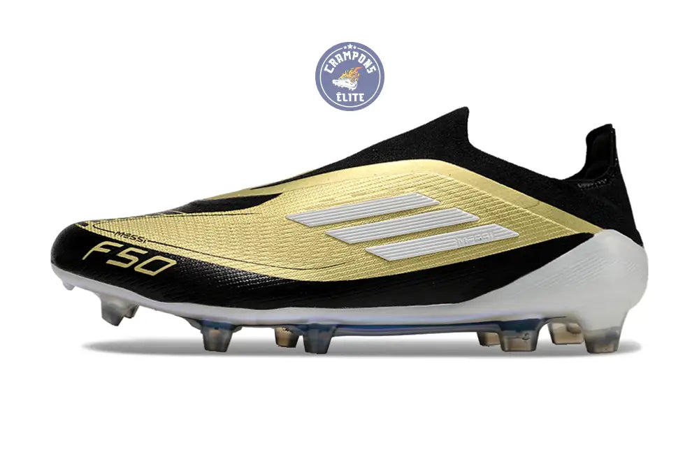 F50 Elite Laceless FG Triunfo Dorado - Doré/Blanc/Noir