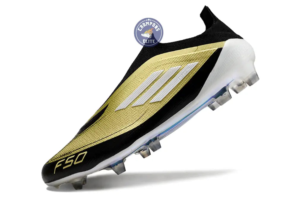 Image of F50 Elite Laceless FG Triunfo Dorado - Doré/Blanc/Noir
