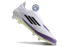Image of F50 Elite Laceless FG Triunfo Estelar - Blanc/Noir/Violet