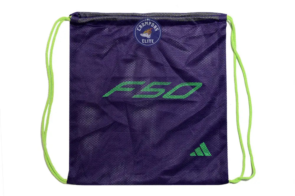 F50 + Elite Laceless FG - Violet/Jaune Fluo/Gris