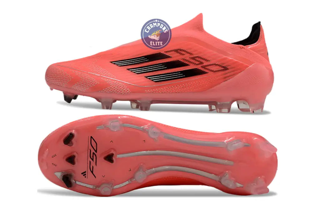 F50 Elite Laceless FG Vivid Horizon - Turbo/Aurora Black/Argenté